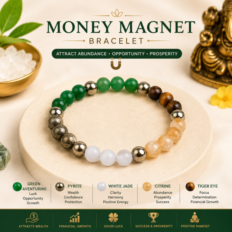 Money Magnet Crystal Bracelet