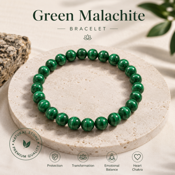 Natural Green Malachite Crystal