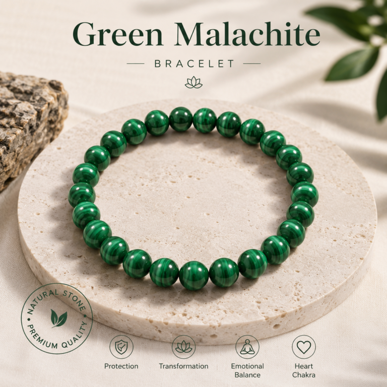 Natural Green Malachite Crystal