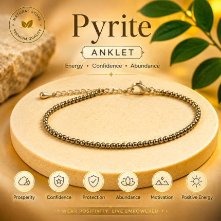 pyrite anklet